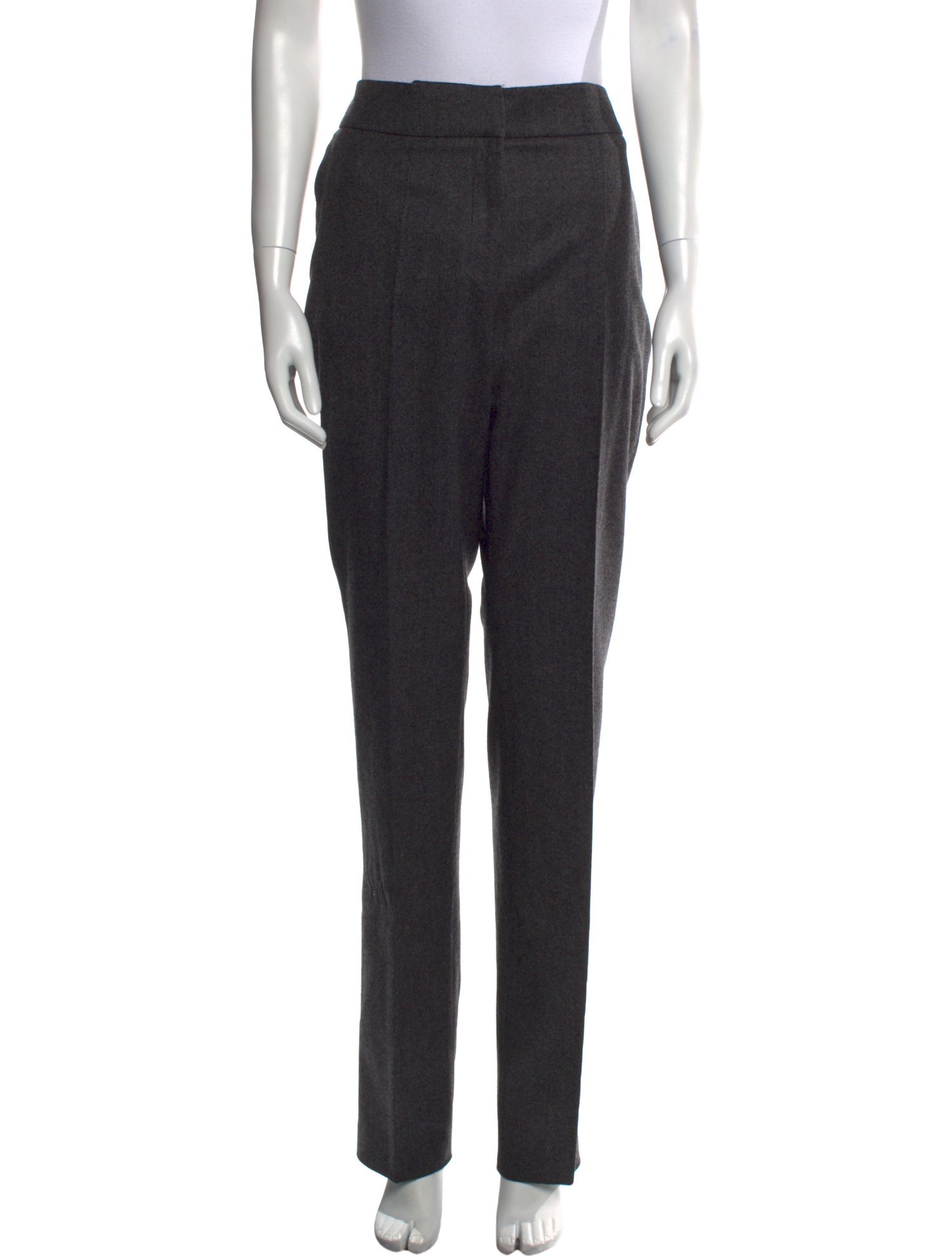 Yves Saint Laurent Wool Straight Leg Pants