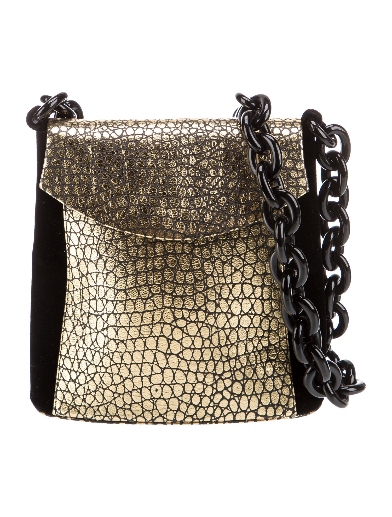 Yves Saint Laurent Ring Corset Shoulder Bag - Purple