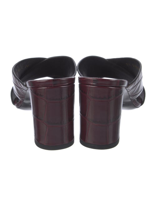 Yves Saint Laurent Leather Slides