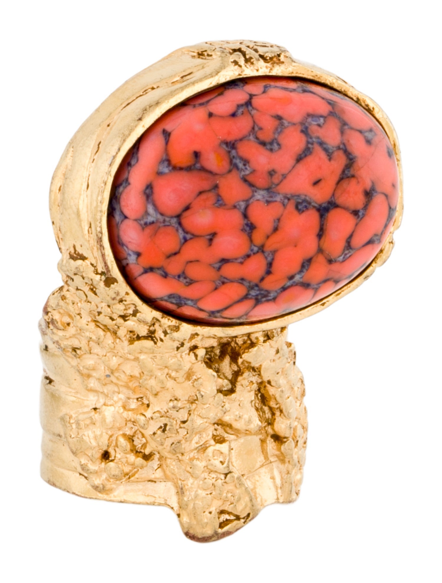 Yves Saint Laurent Resin Arty Cocktail Ring