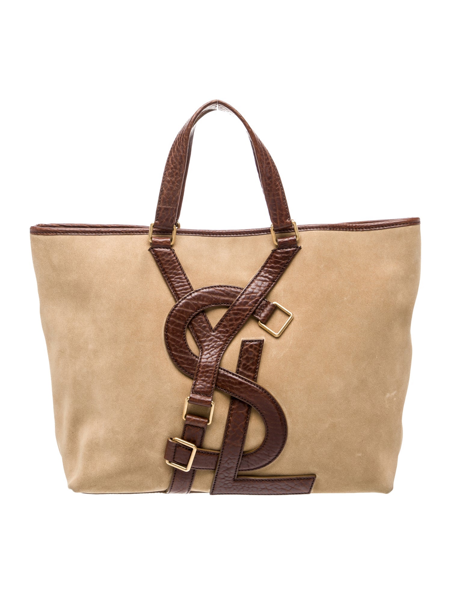 Yves Saint Laurent Suede Vavin Tote Vintage