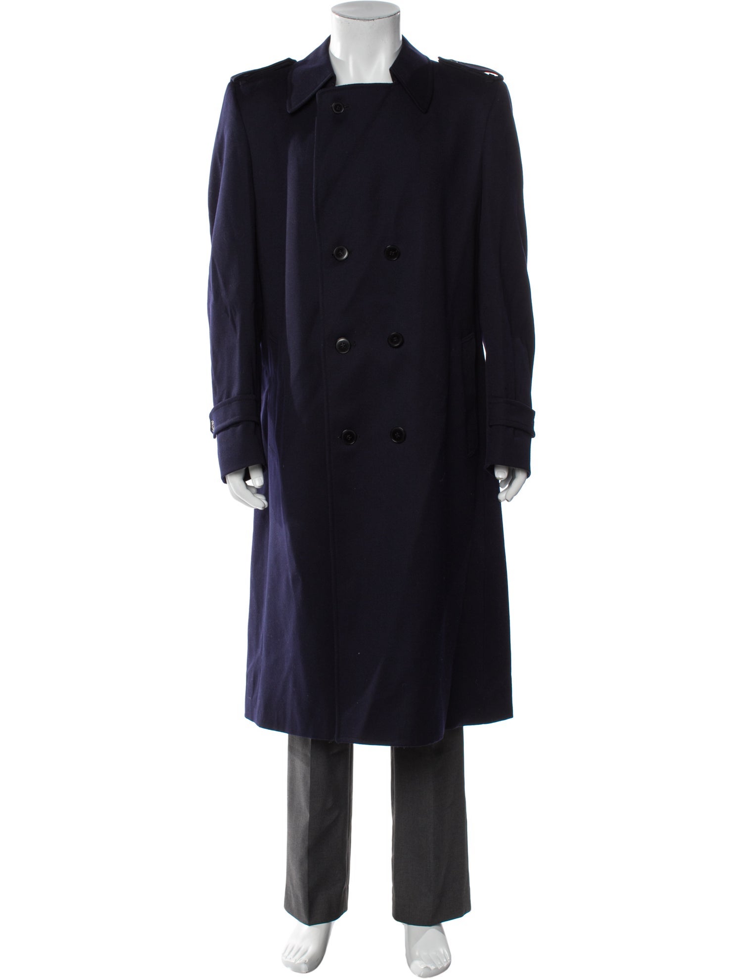Yves Saint Laurent Wool Trench Coat