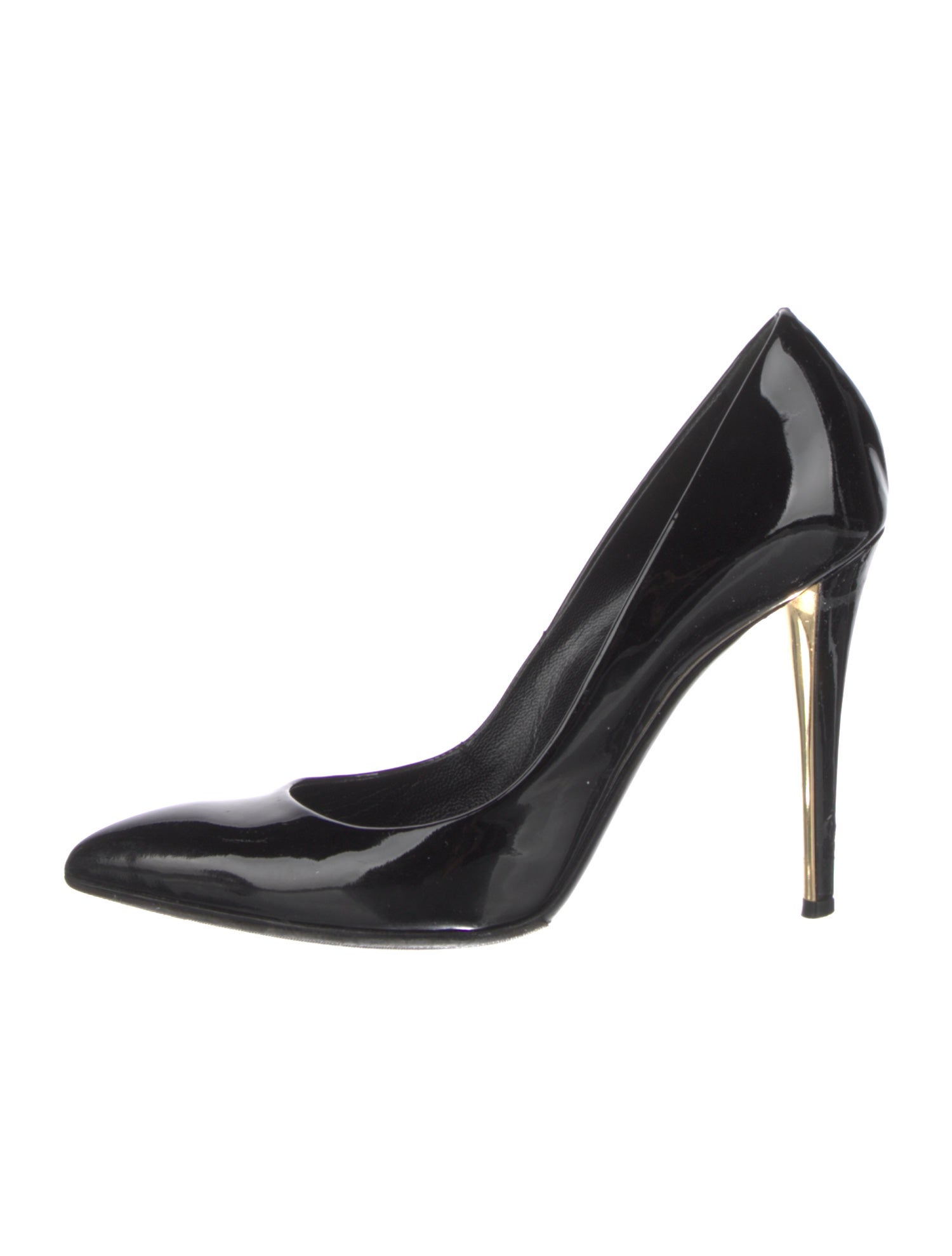Yves Saint Laurent Rive Gauche Patent Leather Pumps