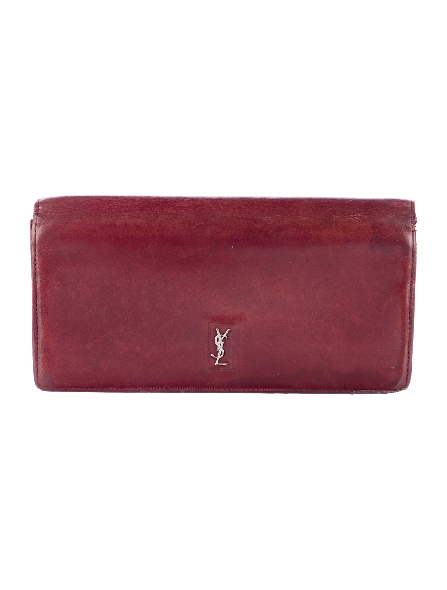 Yves Saint Laurent Leather Continental Wallet