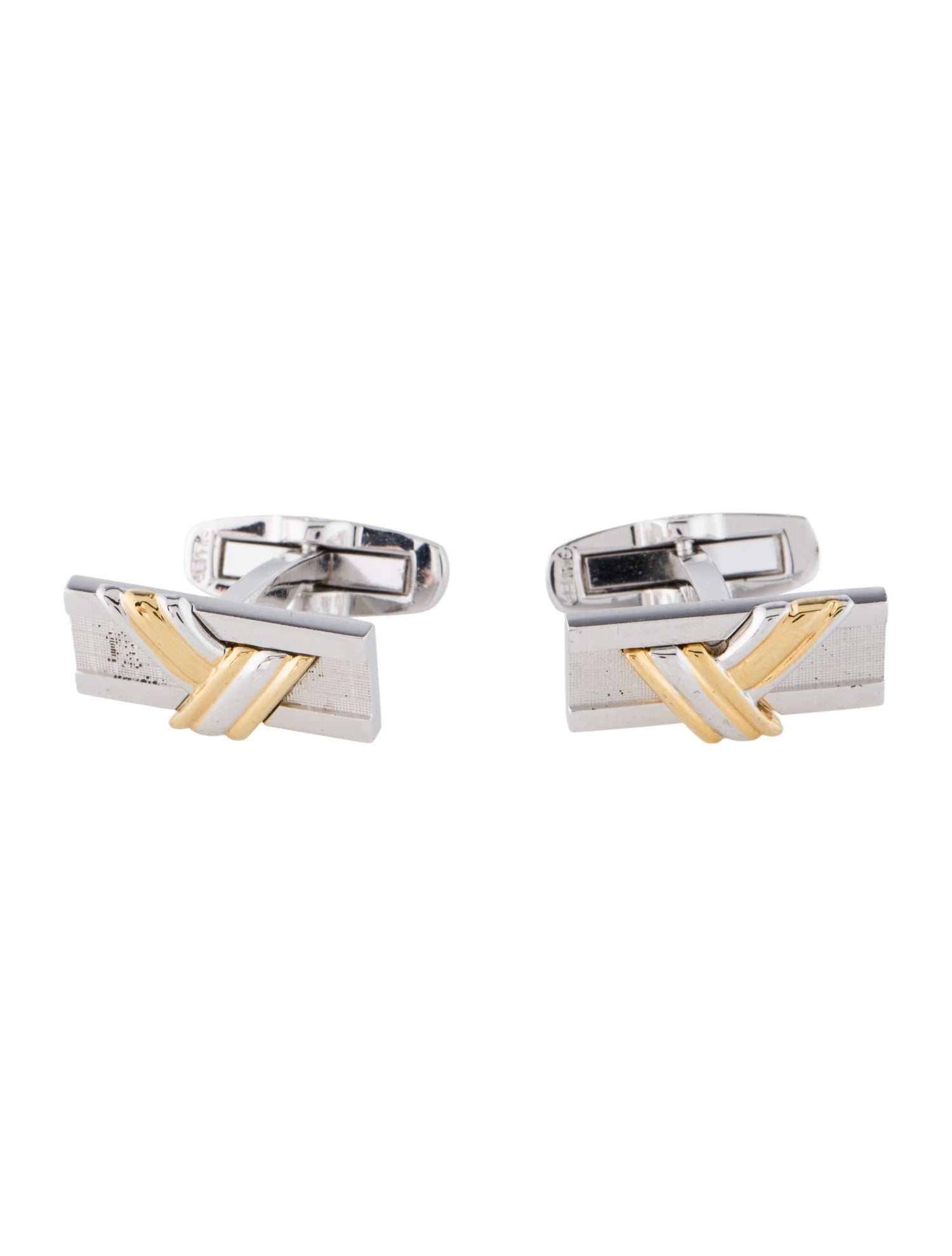 Yves Saint Laurent Vintage Rectangle Cufflinks