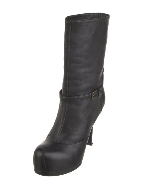 Yves Saint Laurent Rive Gauche Leather Boots