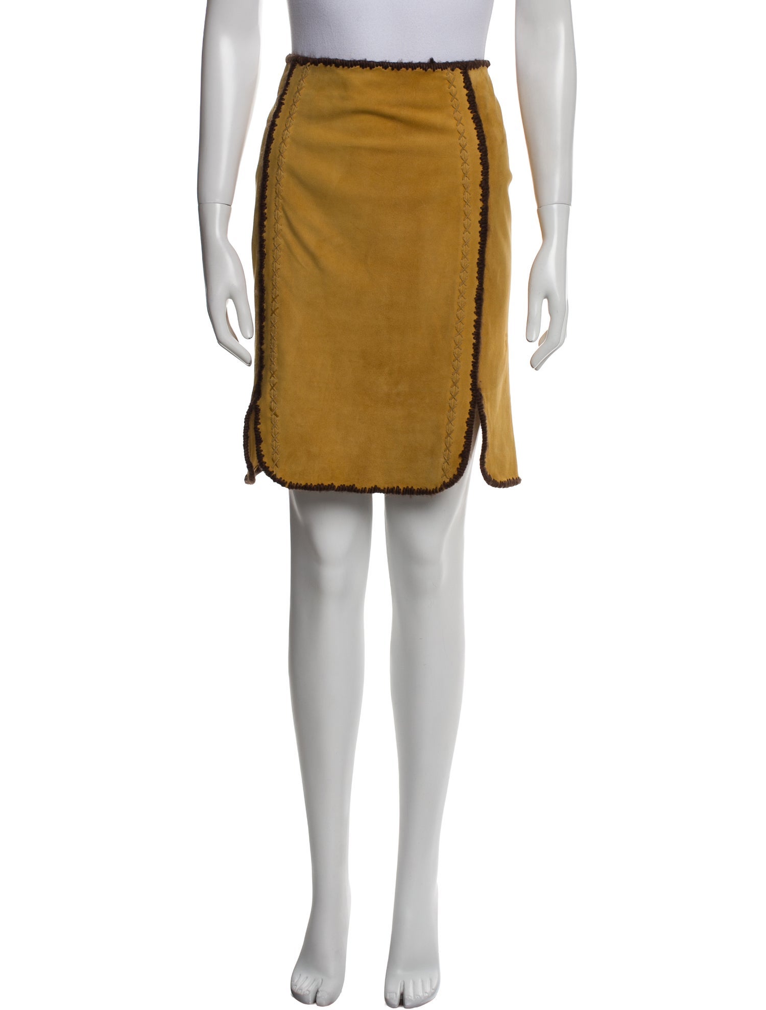 Yves Saint Laurent Rive Gauche Vintage Knee-Length Skirt