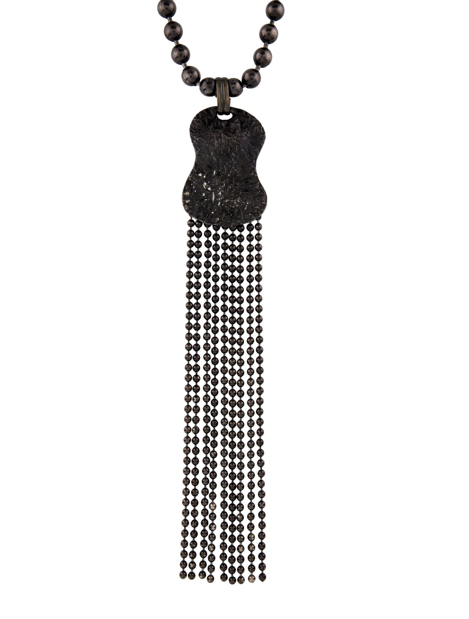 Yves Saint Laurent Bead Pendant Necklace