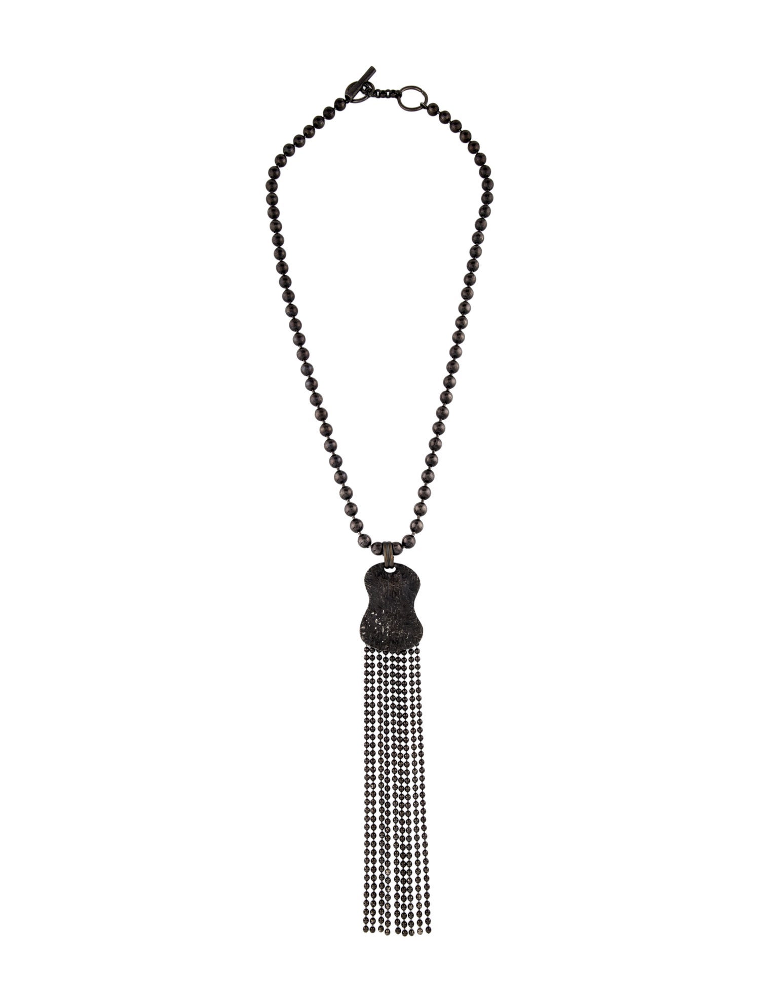 Yves Saint Laurent Bead Pendant Necklace