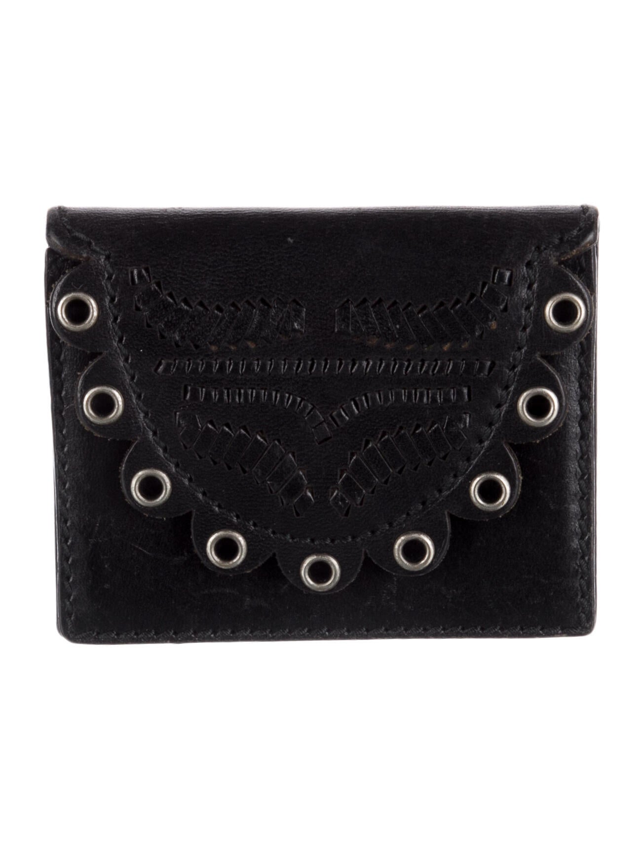 Yves Saint Laurent Leather Coin Pouch