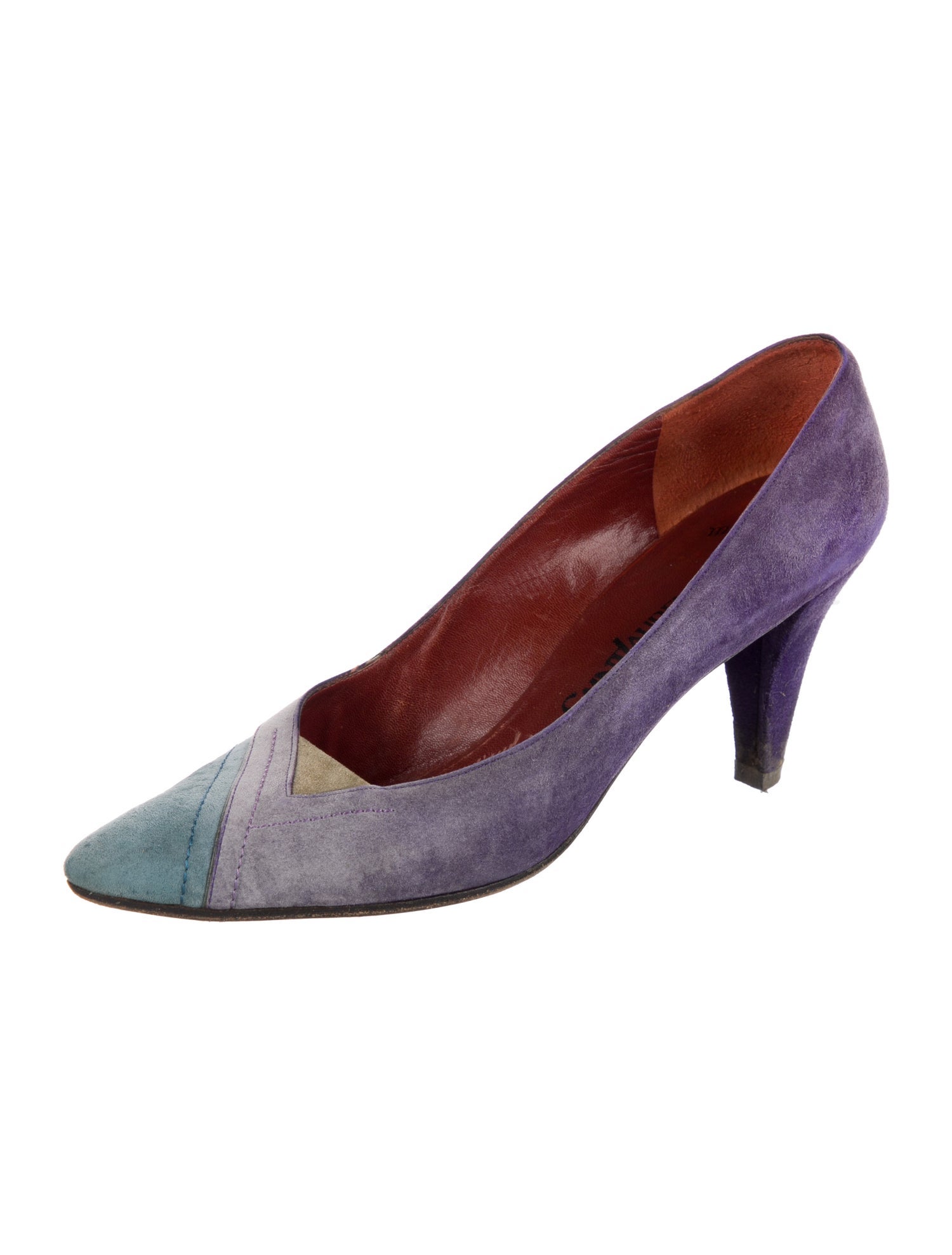 Yves Saint Laurent Vintage Suede Pumps