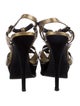 Yves Saint Laurent Leather T-Strap Sandals