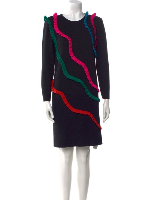 Yves Saint Laurent Printed Mini Dress