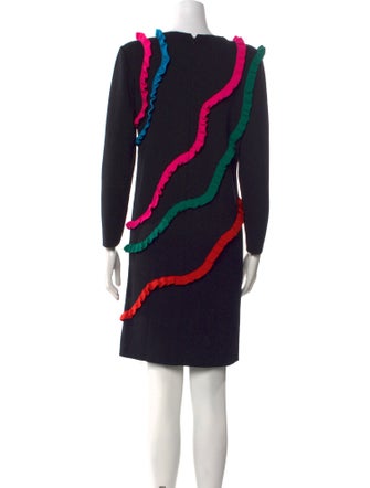 Yves Saint Laurent Printed Mini Dress