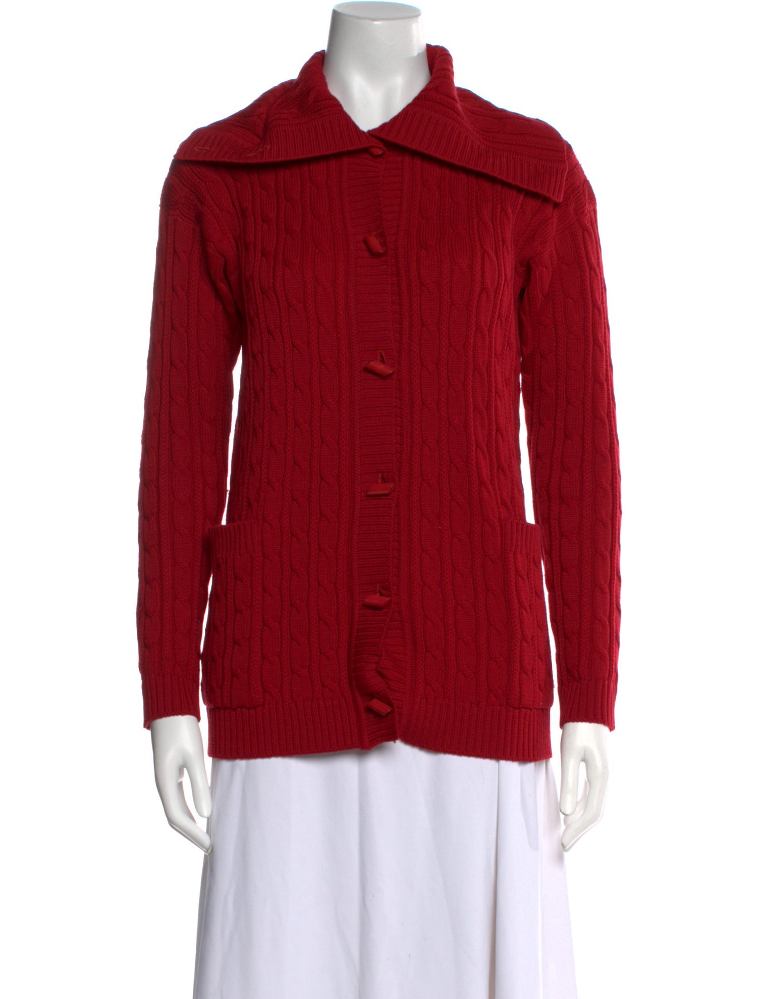 Yves Saint Laurent Wool Cowl Neck Sweater