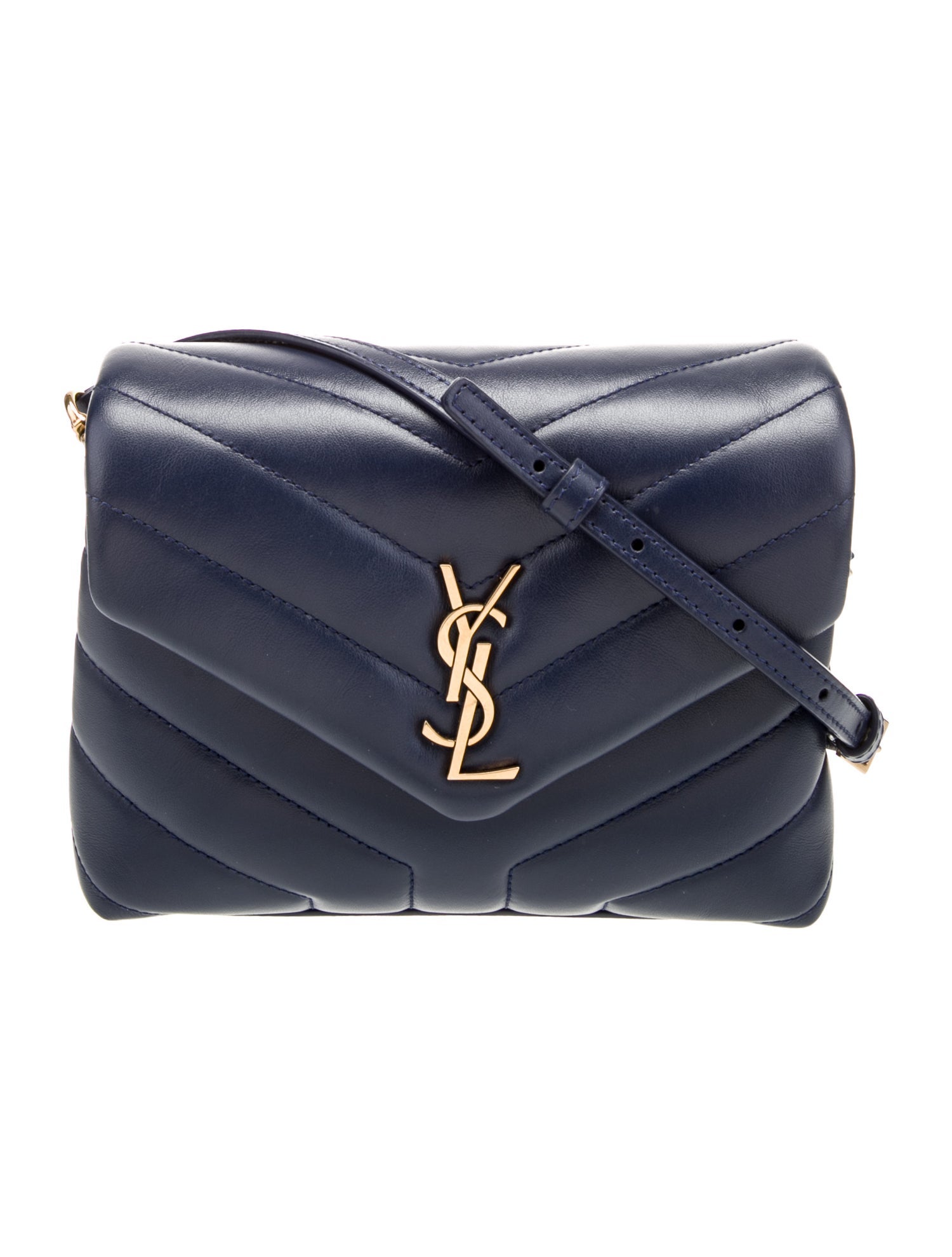 Saint Laurent Quilted Loulou shoulder bag Small