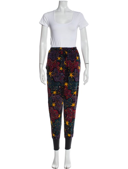 Yves Saint Laurent Printed Embroidered Accent Pant Set