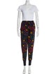 Yves Saint Laurent Printed Embroidered Accent Pant Set