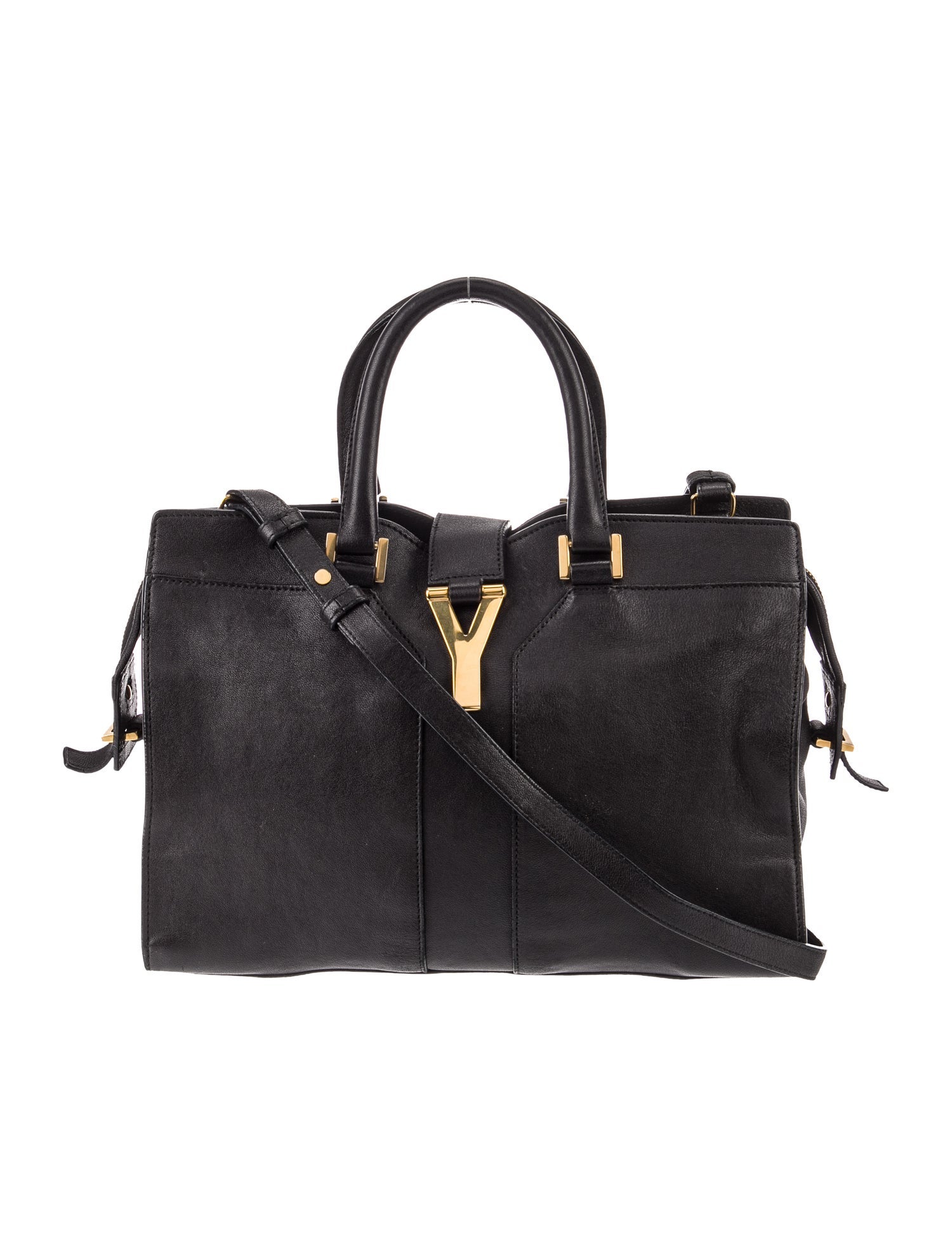 Yves Saint Laurent Leather Top Handle Bag