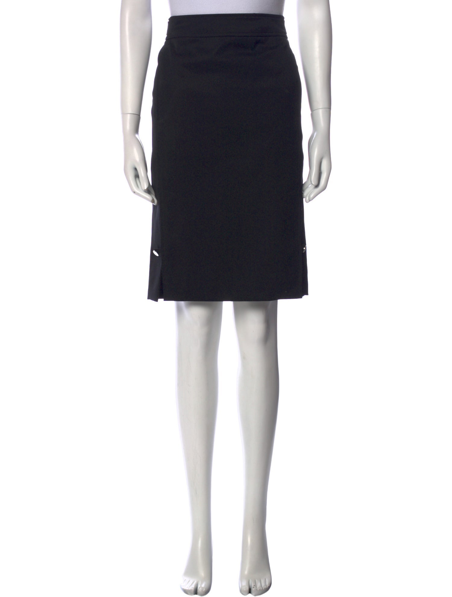 Yves Saint Laurent Wool Knee-Length Skirt