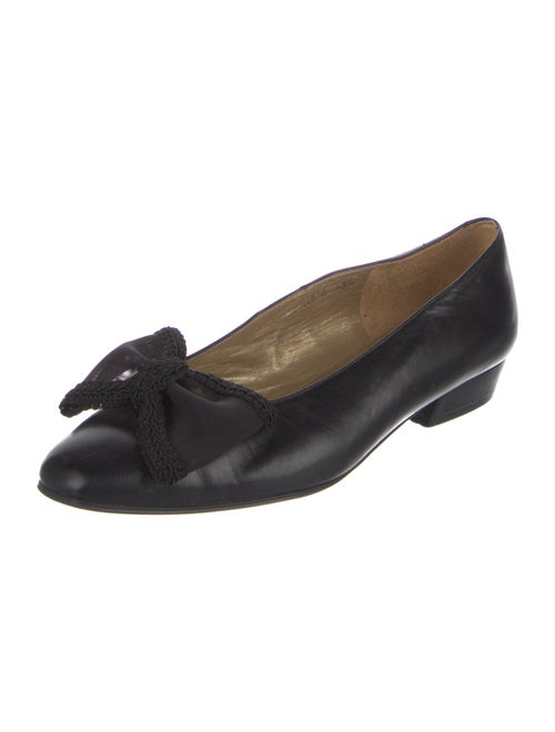 Yves Saint Laurent Leather Mesh Accents Loafers