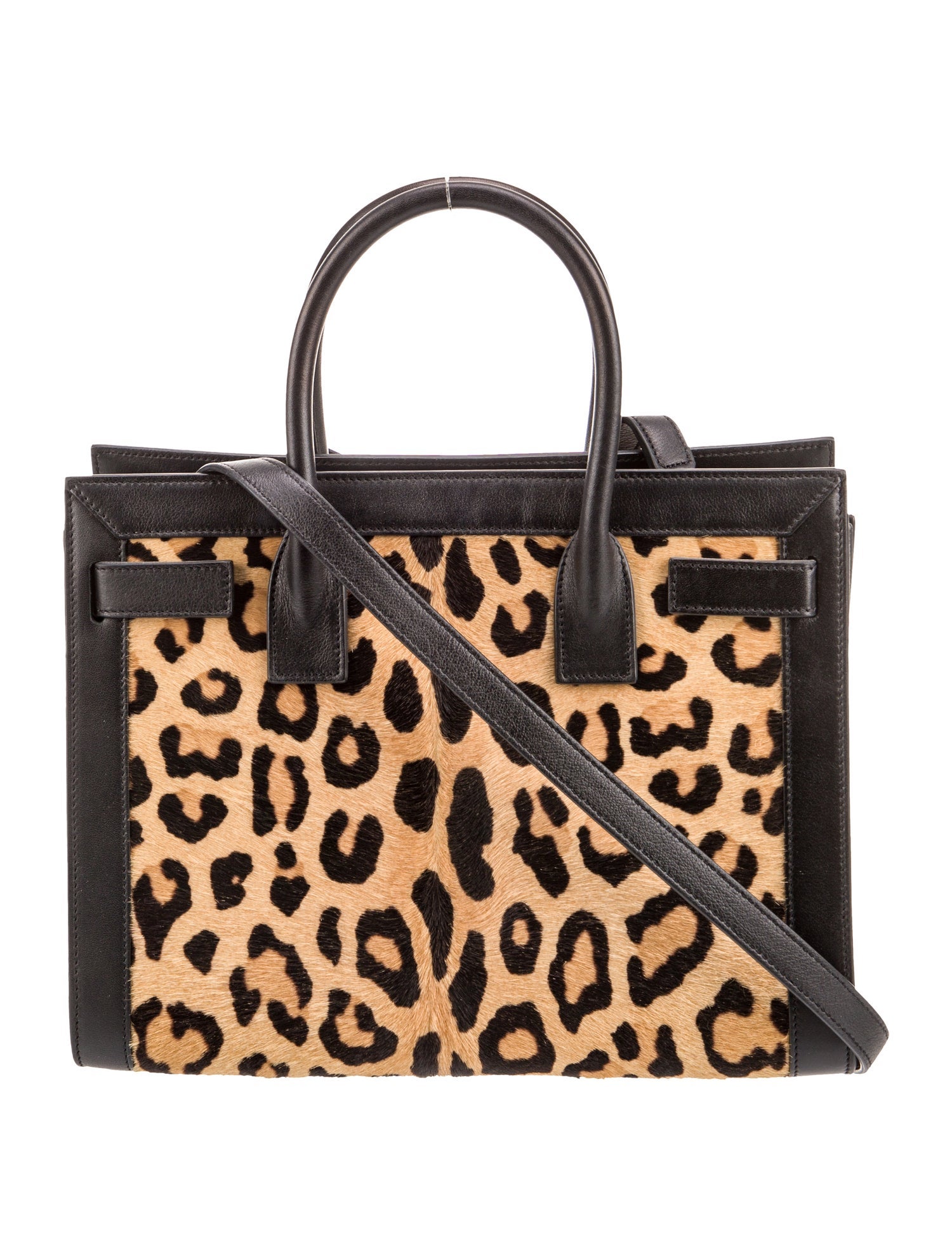 Saint Laurent Ponyhair Top Handle Bag