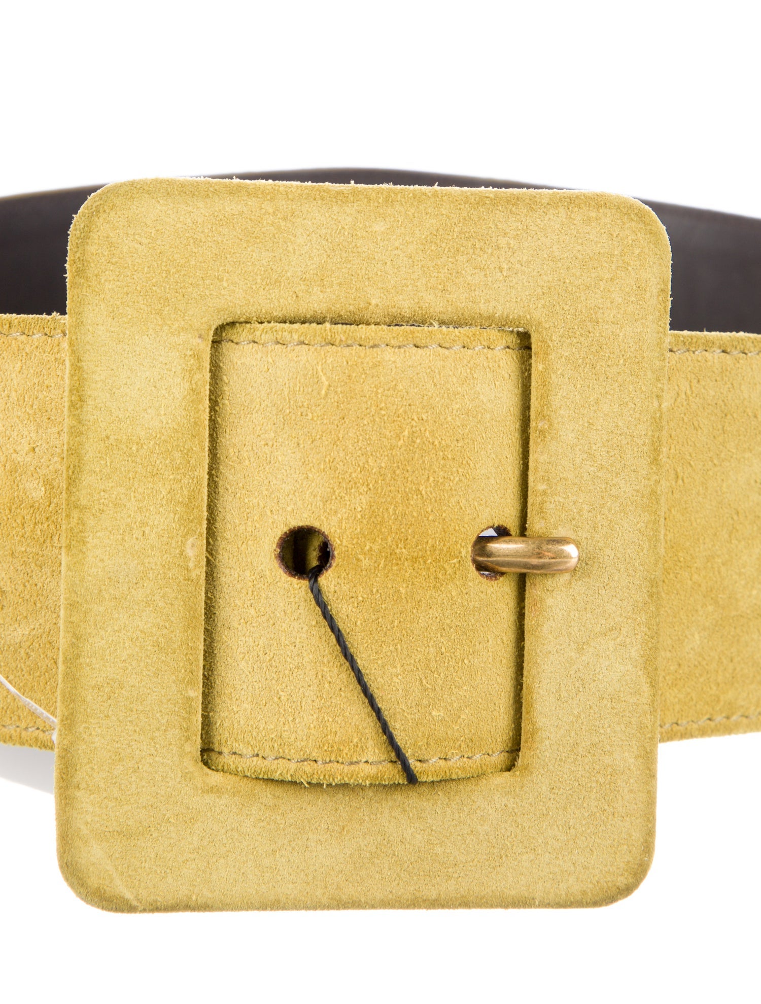 Yves Saint Laurent Wide Suede Waist Belt