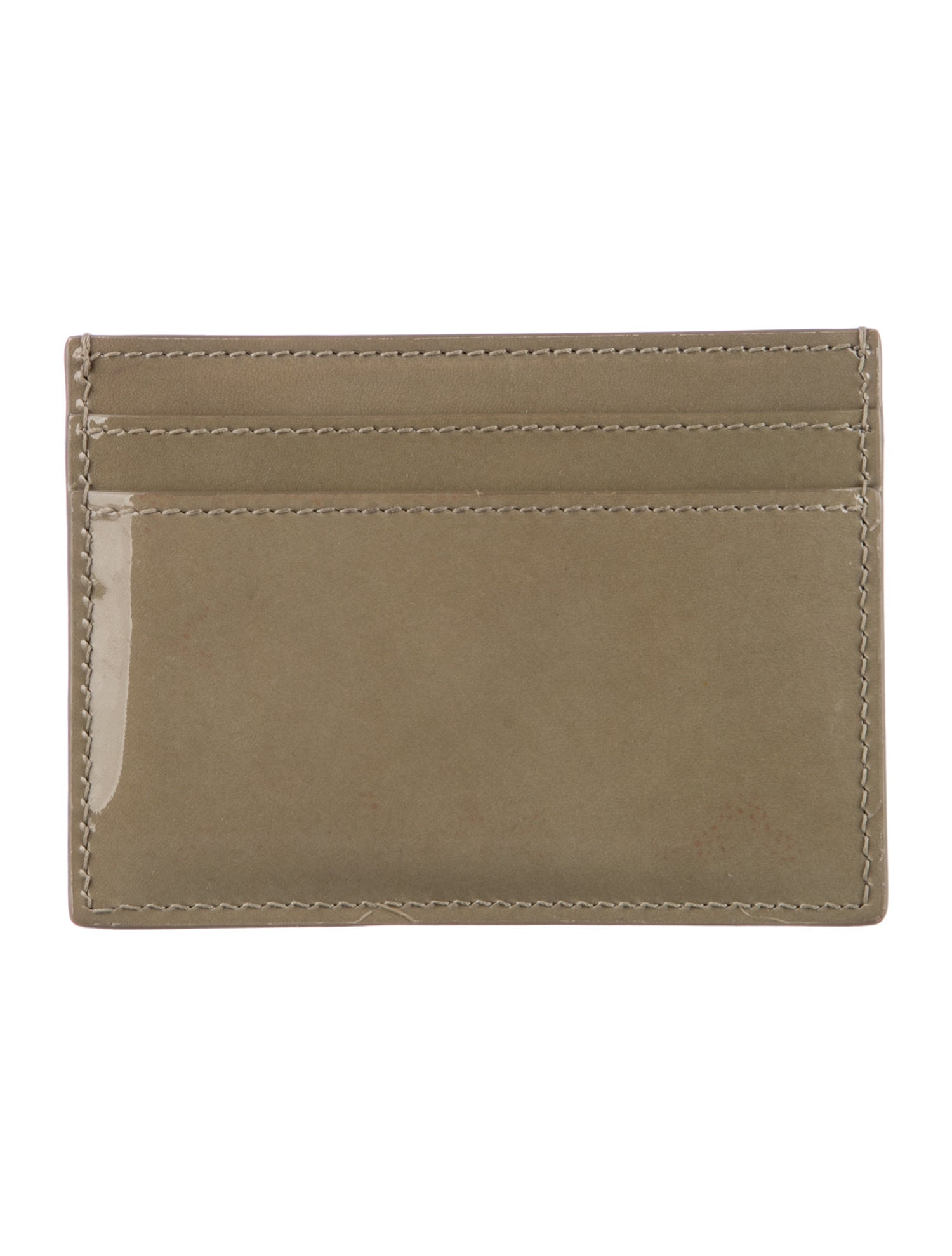 Yves Saint Laurent Patent Leather Card Holder