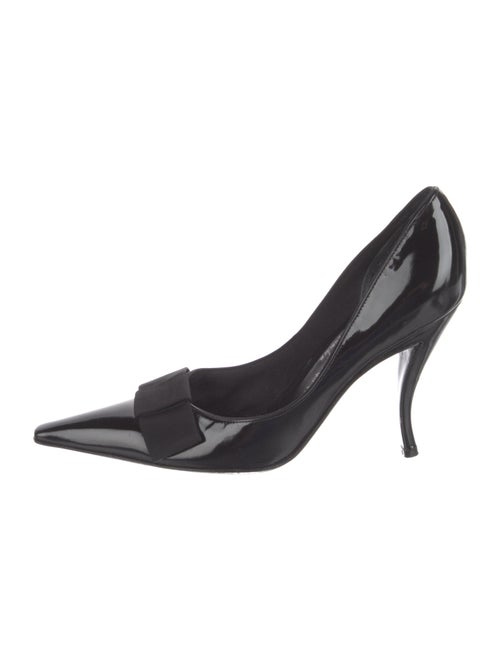 Yves Saint Laurent Rive Gauche Kayla Patent Leather Pumps