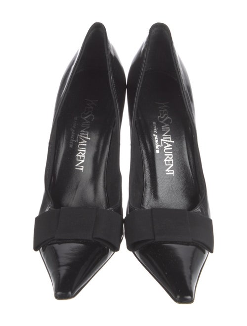 Yves Saint Laurent Rive Gauche Kayla Patent Leather Pumps
