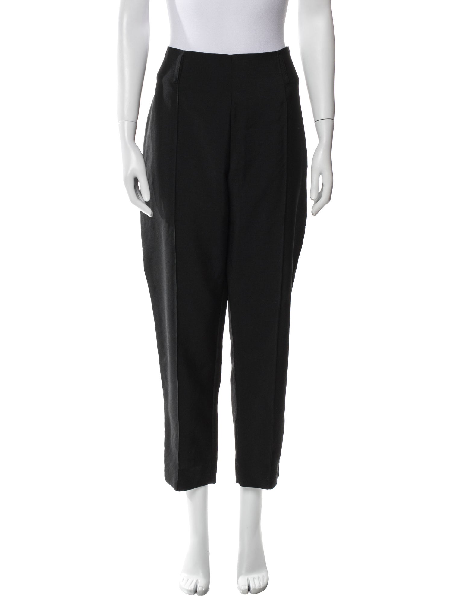 Yves Saint Laurent Mohair Straight Leg Pants