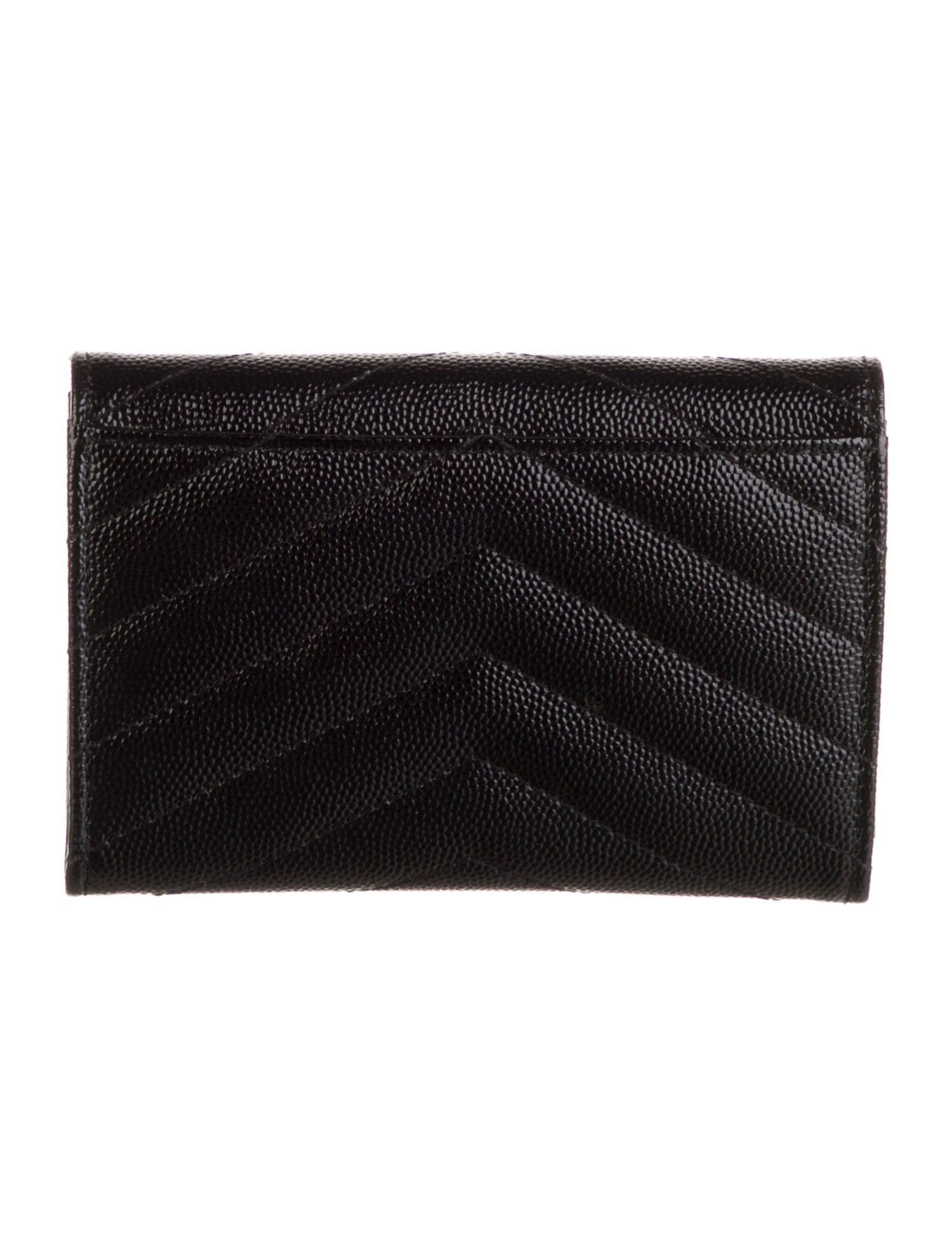 Saint Laurent Leather Compact Wallet