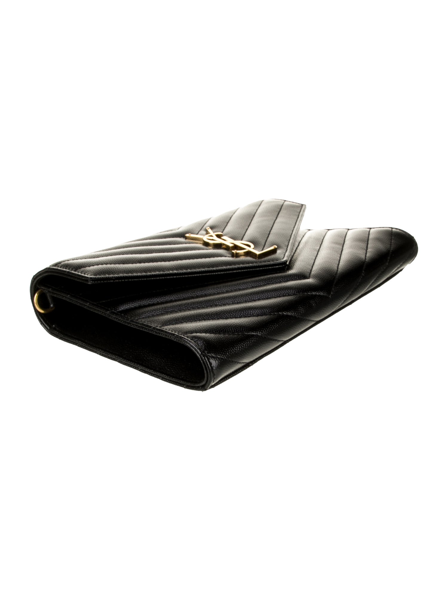 Saint Laurent Leather Cassandre 2022