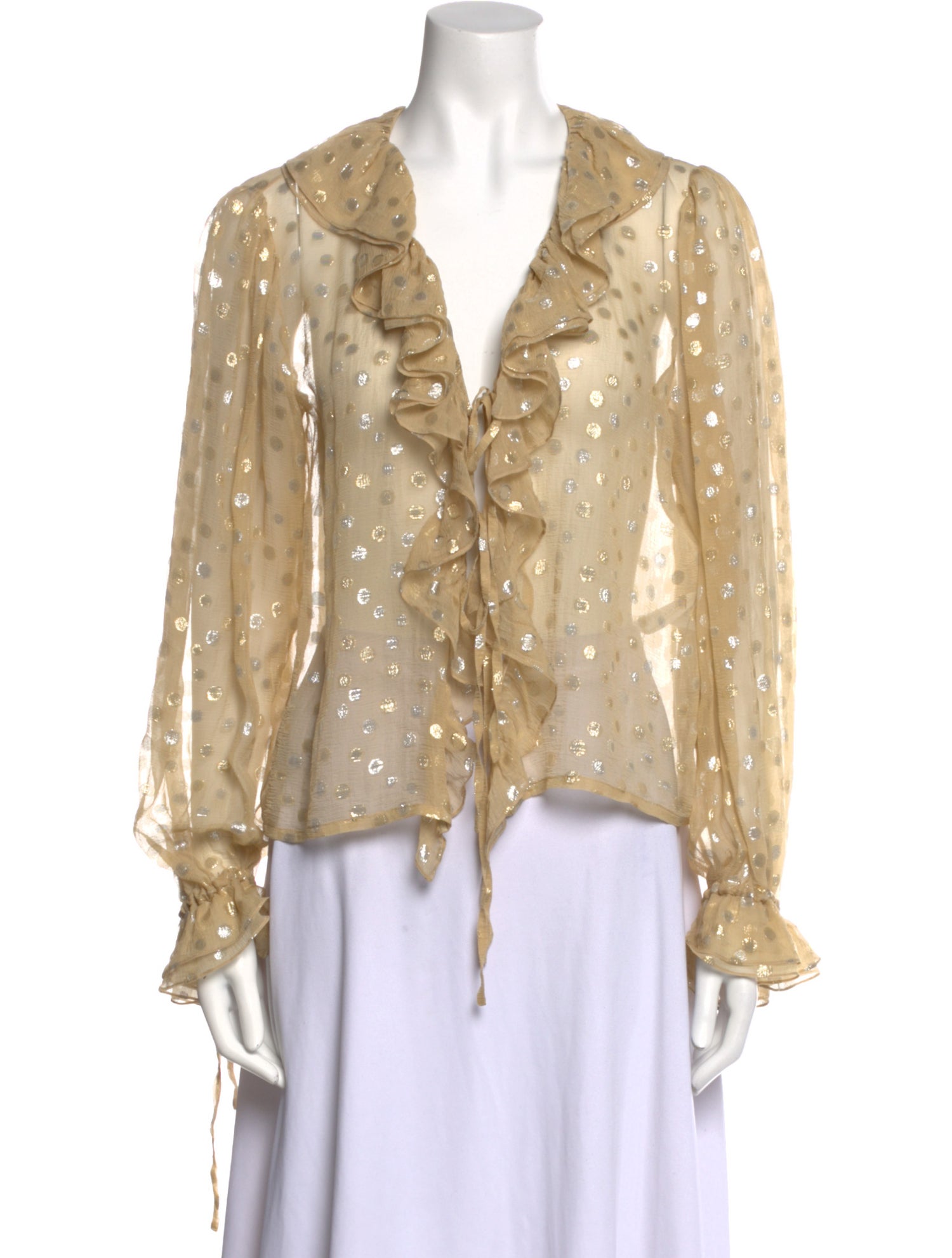 Saint Laurent 2018 Silk Blouse