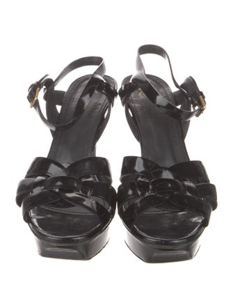 Yves Saint Laurent Patent Leather Sandals