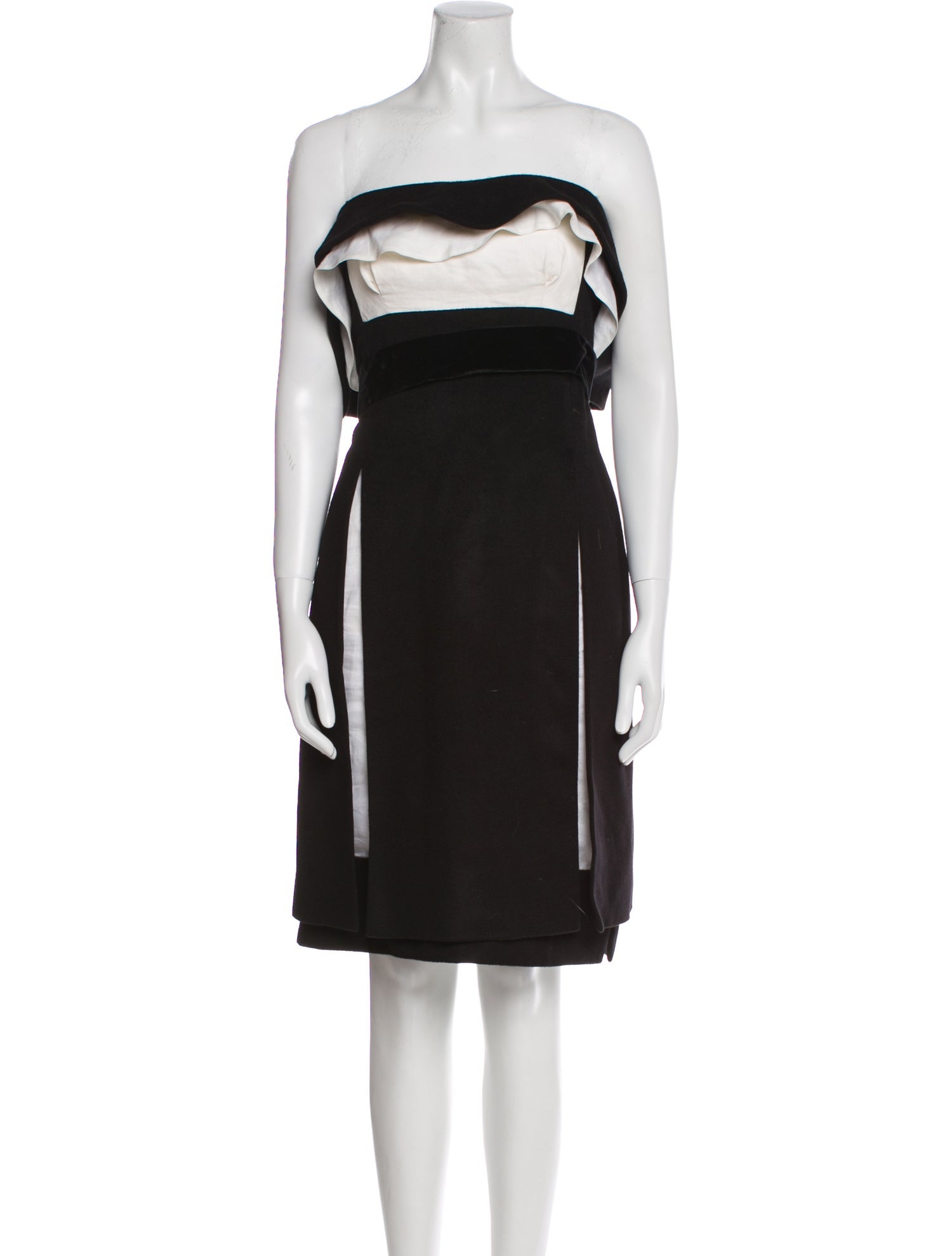 Yves Saint Laurent Velour Mini Dress