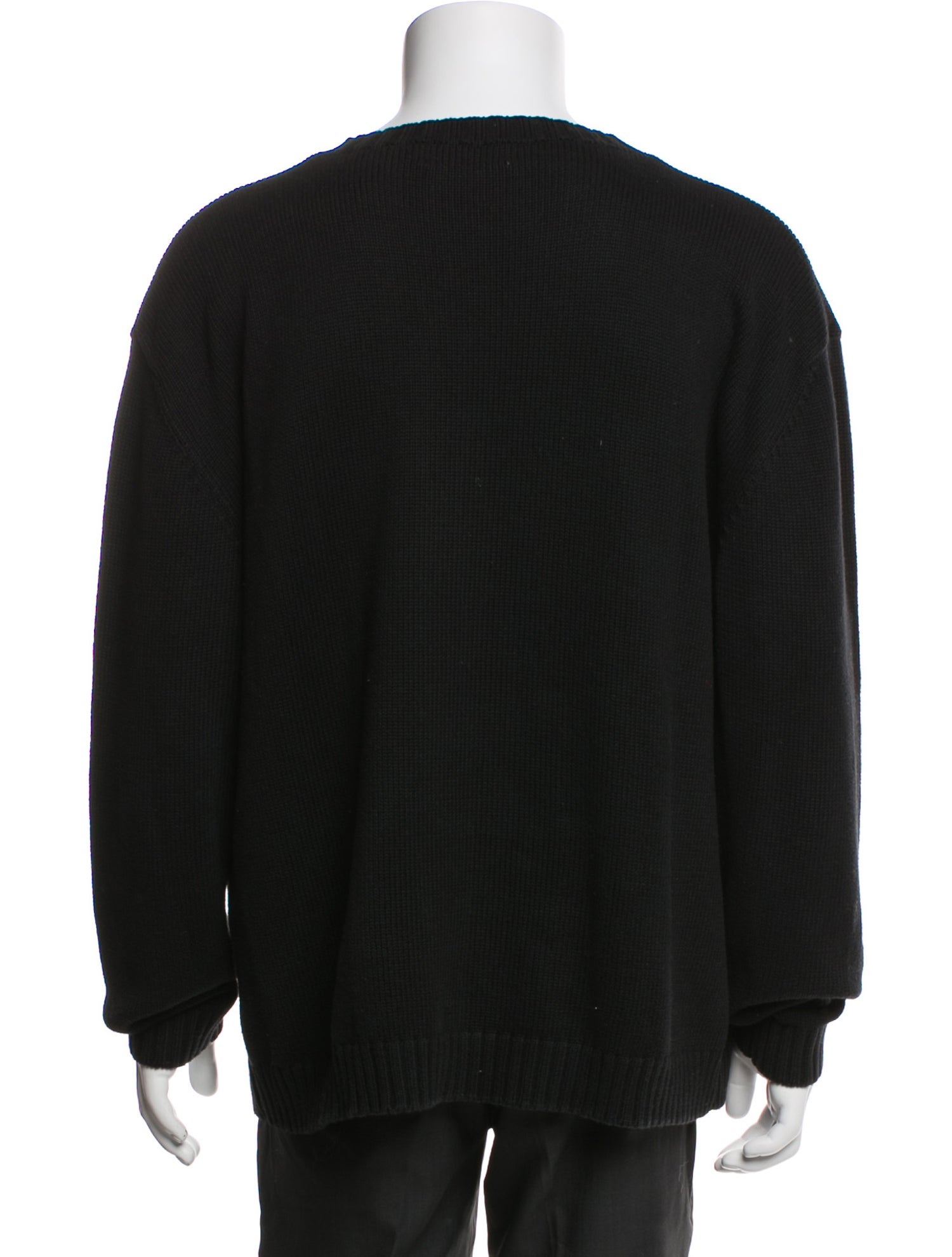 Yves Saint Laurent Crew Neck Long Sleeve Pullover