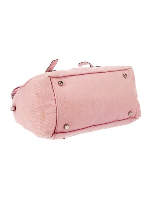 Yves Saint Laurent Rive Gauche Canvas Shoulder Bag