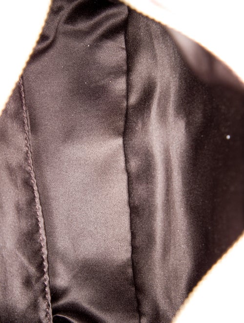 Yves Saint Laurent Rive Gauche Canvas Shoulder Bag