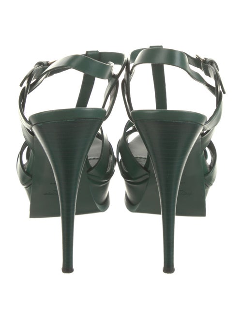 Yves Saint Laurent Leather T-Strap Sandals