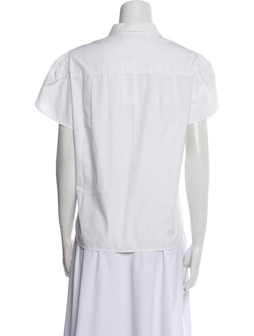 Yves Saint Laurent Short Sleeve Button-Up Top