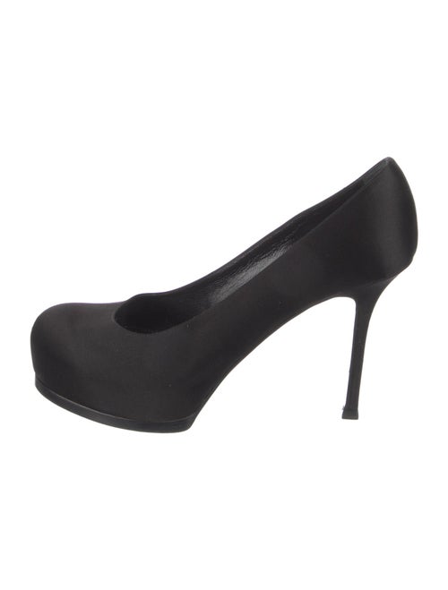 Yves Saint Laurent Rive Gauche Satin Pumps