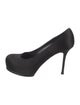 Yves Saint Laurent Rive Gauche Satin Pumps