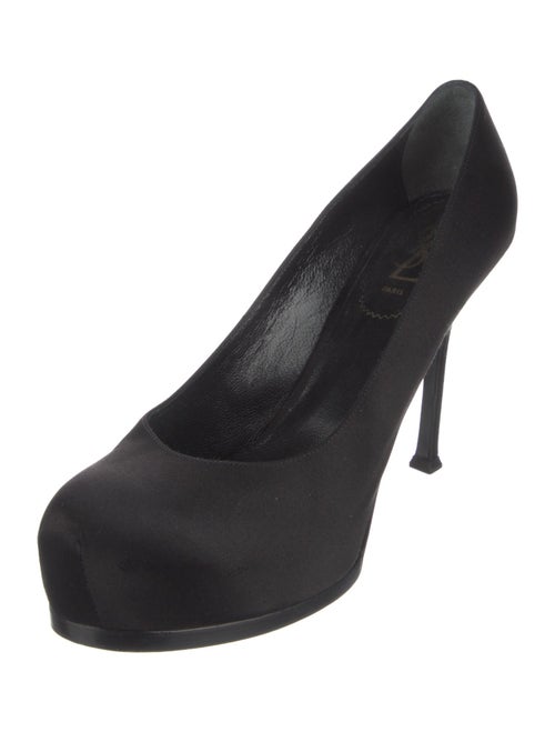 Yves Saint Laurent Rive Gauche Satin Pumps