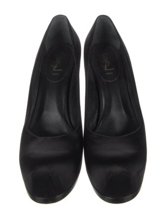 Yves Saint Laurent Rive Gauche Satin Pumps