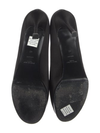 Yves Saint Laurent Rive Gauche Satin Pumps