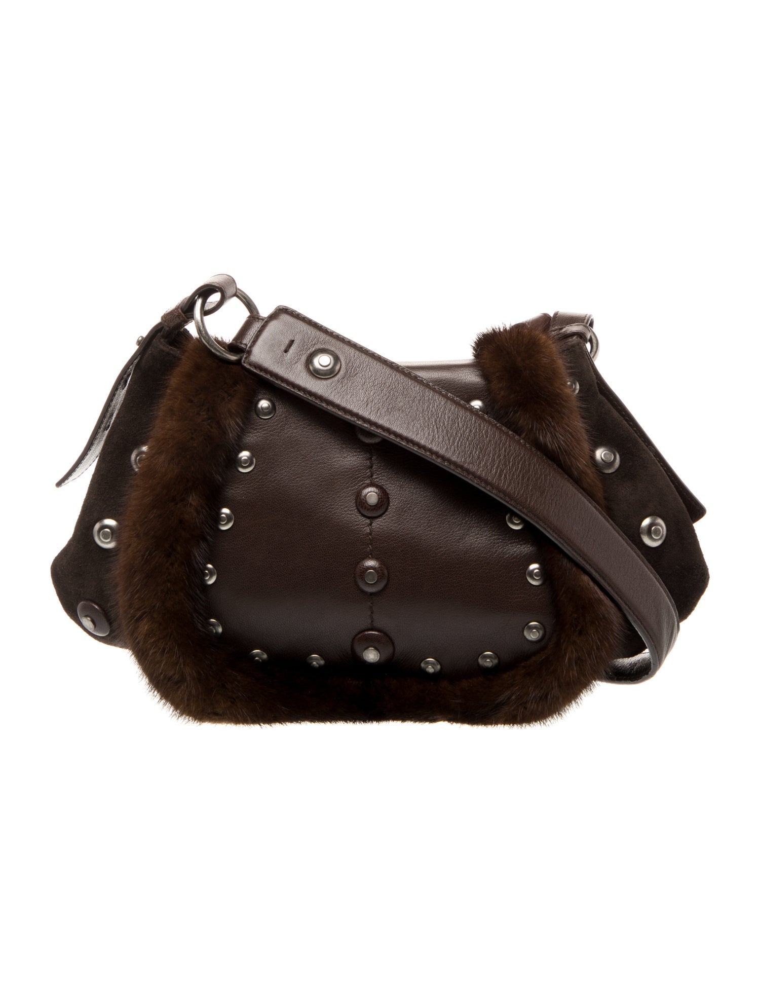 Yves Saint Laurent Suede Shoulder Bag