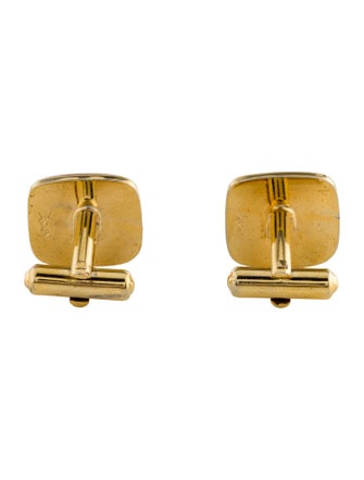 Yves Saint Laurent Resin Logo Cufflink