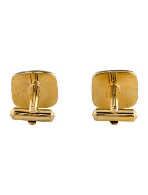 Yves Saint Laurent Resin Logo Cufflink