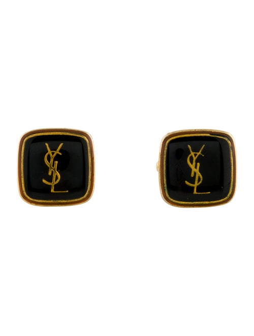 Yves Saint Laurent Resin Logo Cufflink